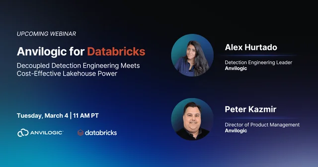 Anvilogic for Databricks: Decoupled Detection Engineering Meets Cost-Effective Lakehouse Power